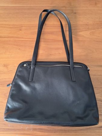 Leohand Heyden Ledertasche, schwarz