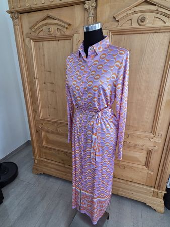 schönes Hemdblusenkleid, Maxikleid, Sem per lei