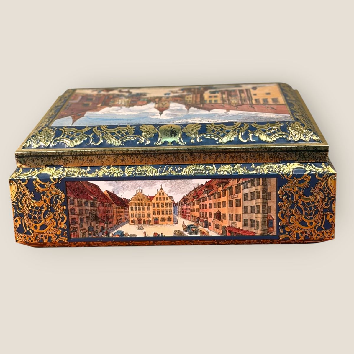 Dosen: Vintage Schmidt Tea Tin Box - Autumn Decoration – Gebraucht aus Lausanne von vas_cdb2 8