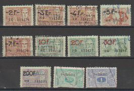 Timbres fiscaux belgessérie