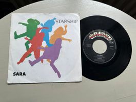 STARSHIP tolle Single Sara 80's Kult Hit Top Charts