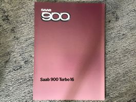 Saab 900 Turbo 16 Verkaufsprospekt 1984