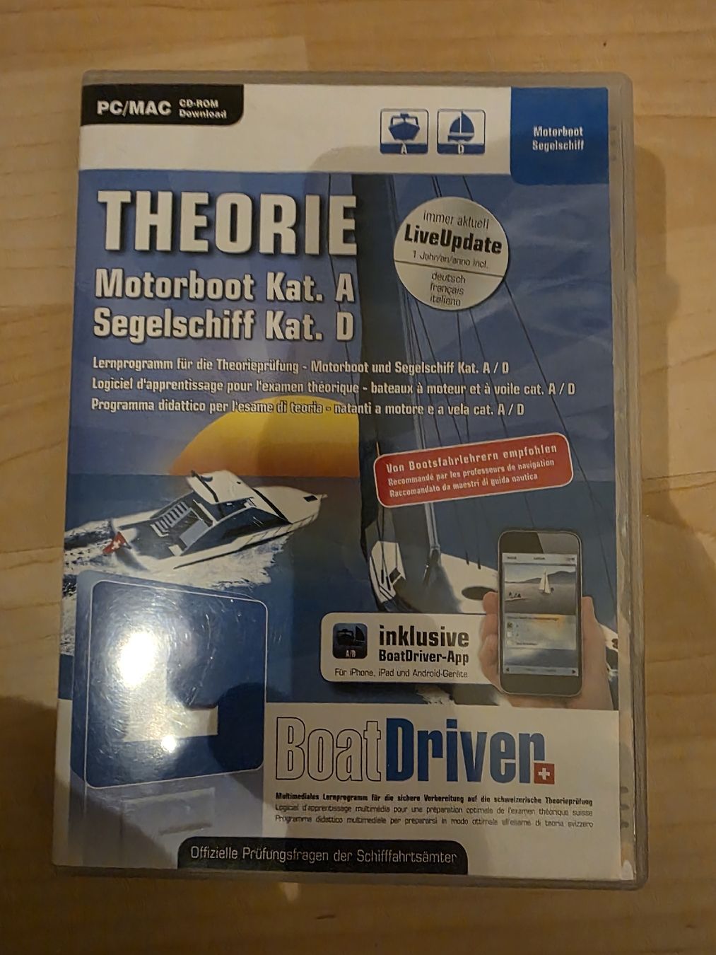 Bücher: BoatDriver Theorie Motorboot Kat A Segelschiff Kat D – Gebraucht aus Wetzikon ZH von ss1ss 2