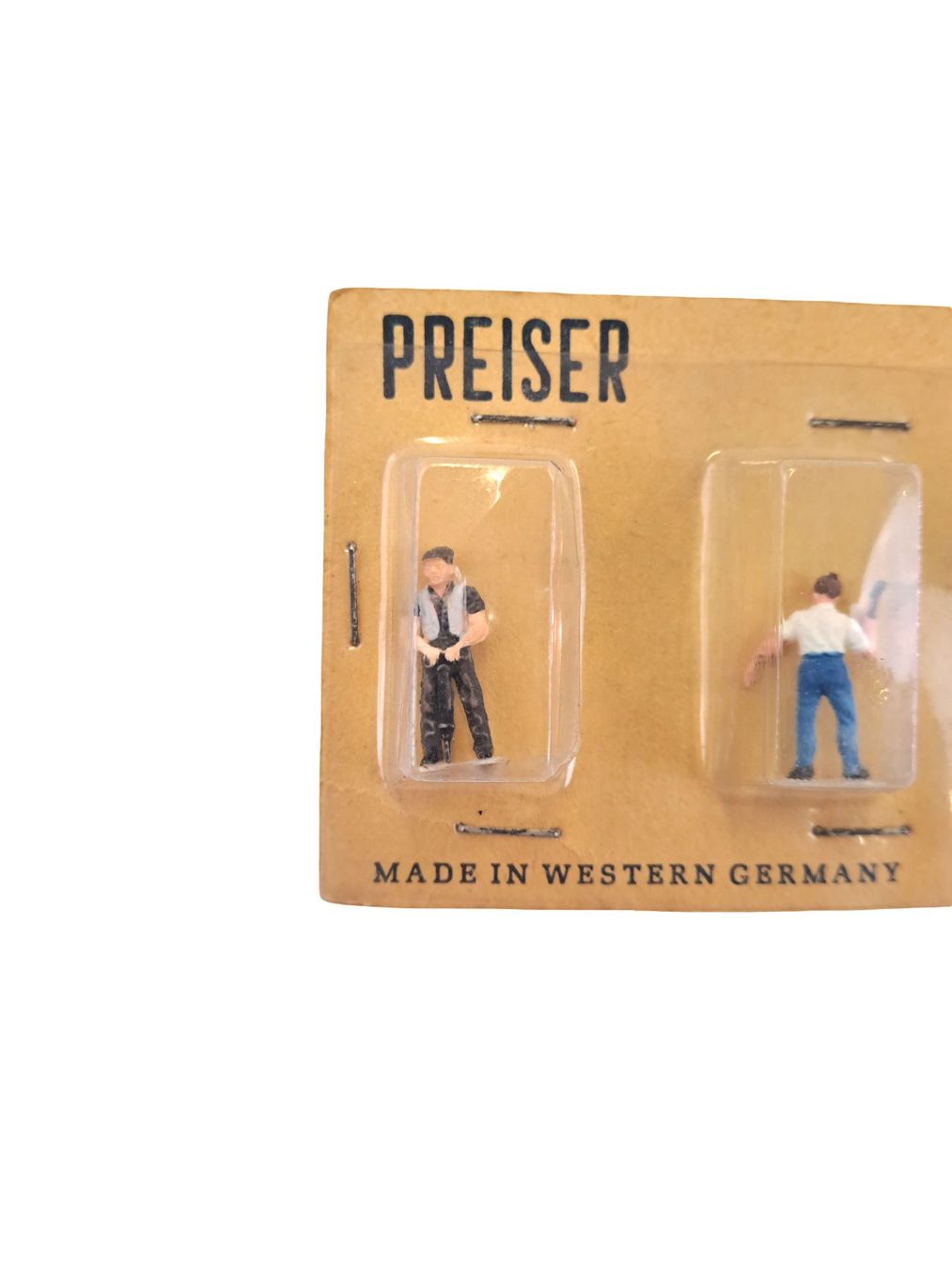 Preiser Statuette: PREISER Bemalte Figuren, Arbeiter (Workers) #30 – Nuovo e nell'imballaggio originale da Männedorf venduto da Restwert_Maennedorf 3
