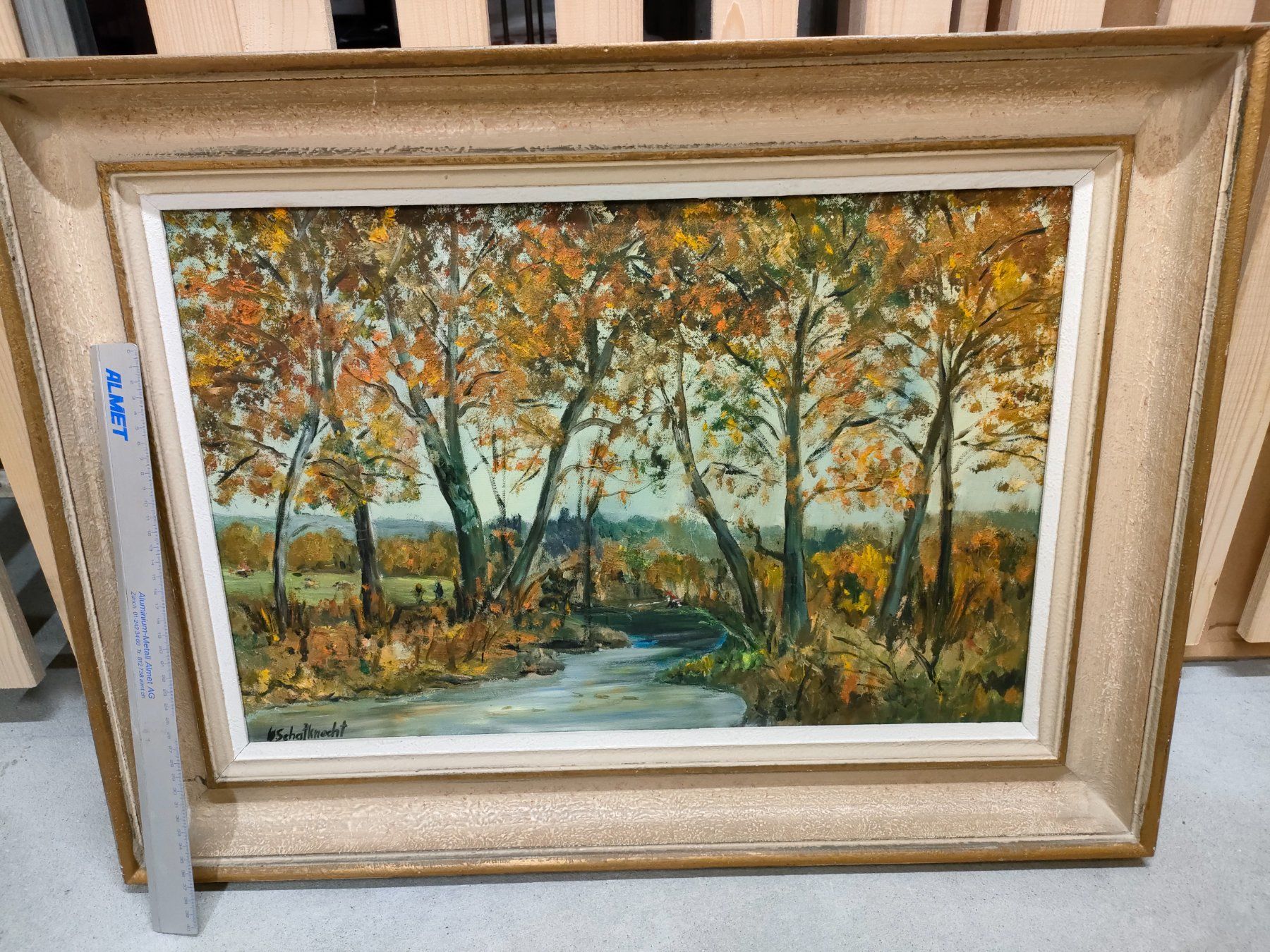 Gemälde: Peinture tableau vintage – Gebraucht aus Biel/Bienne von pdraw