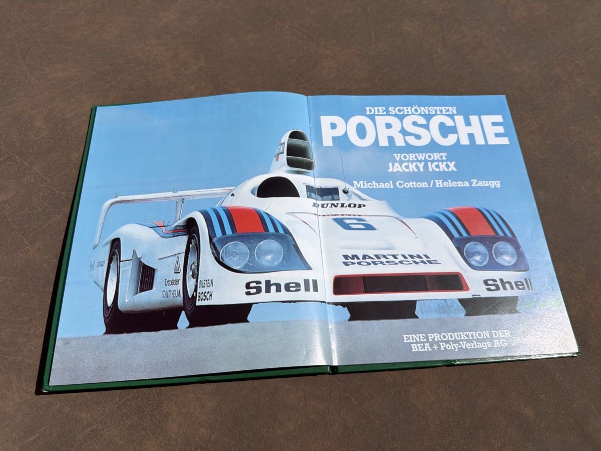 Libri: Buch: Die schönsten Porsche, Jacky Ickx – Usato da Wolfwil venduto da Rolex1 1