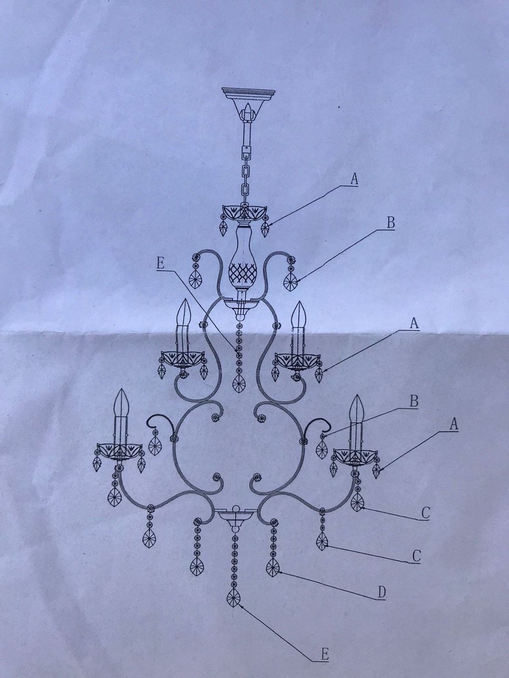 Lampadari & plafoniere: Designer Kronleuchter Bronze – Nuovo e nell'imballaggio originale da Wohlen AG venduto da homecollectivech 3
