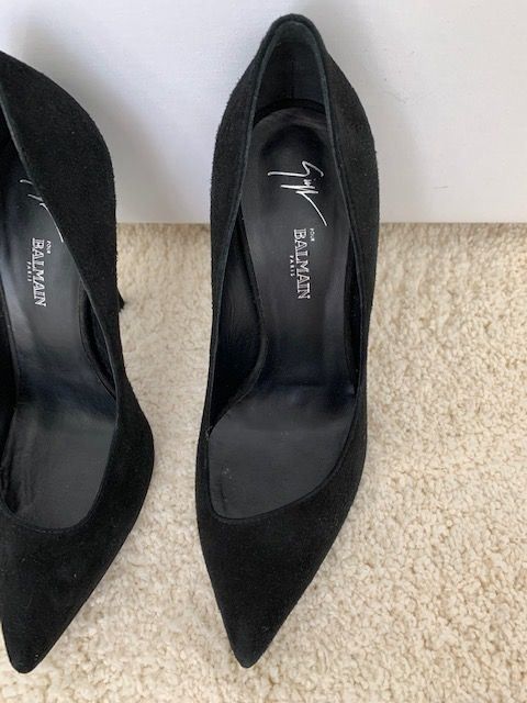 Balmain Damenschuhe: Balmain Christophe Decarnin pumps suede – Neu und originalverpackt aus Dallenwil von ZD2019 4