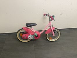 B’TWIN Kinderfahrrad 14 Zoll 500 Unicorn – rosa/pink – Decat