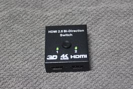 HDMI 2 in 1 Out Umschalter Bidirektionaler Switch Splitter