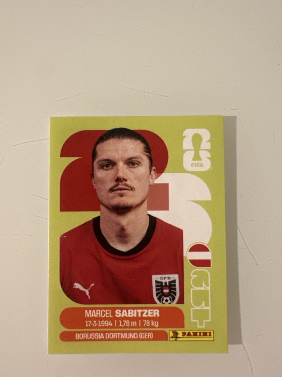 Panini Sammelbilder & Trading cards: Panini 2026 Marcel Sabitzer AUT11 – Neu (gemäss Beschreibung) aus Bern von akl_sy9s