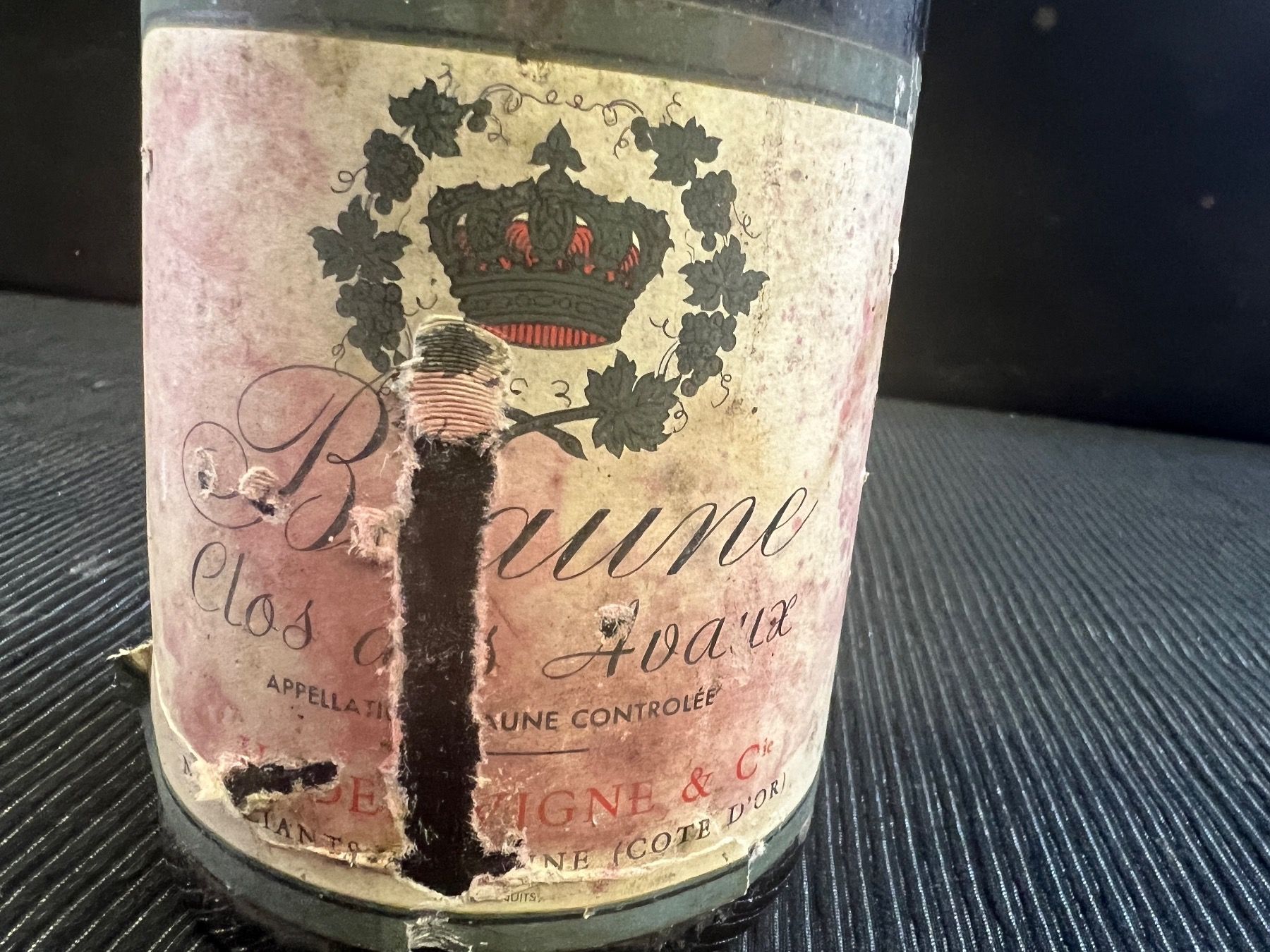 Vino: BEAUNE CLOS DES AVAUX 1959 – Nuovo (secondo la descrizione) da Genève venduto da Leboucheoreilles 6