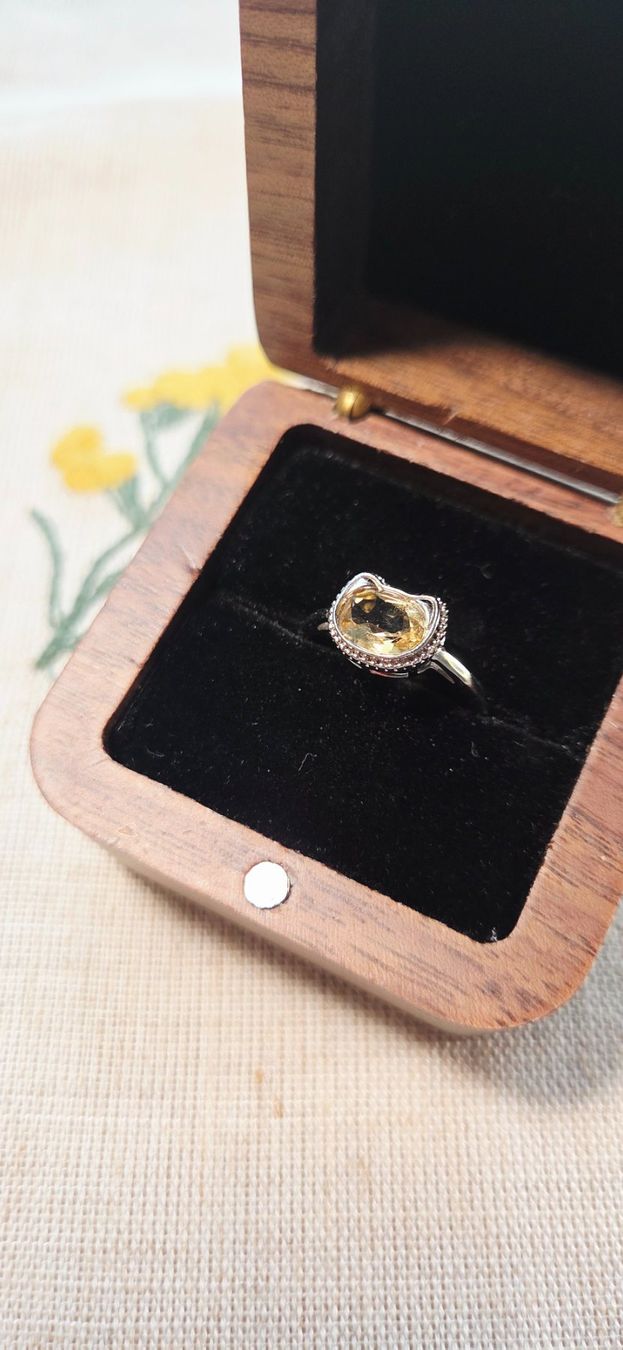 Anelli: NEW - S925 Citrine Ring (Adjustable) – Nuovo (secondo la descrizione) da Zürich venduto da cin_wcf6 2