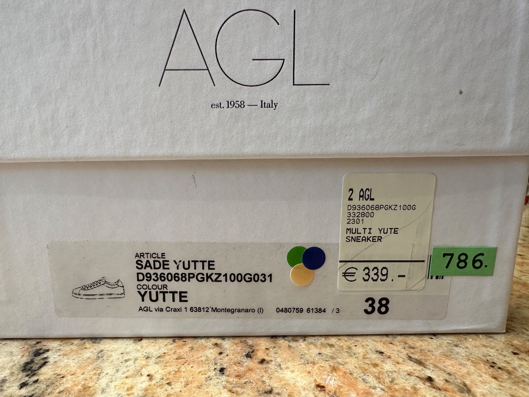 AGL Scarpe da donna: AGL - Sneaker SADE YUTTE / 38 – Nuovo e nell'imballaggio originale da Spreitenbach venduto da Jessy8 4