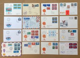 Lot Ballonflug- und -postbbriefe aus den Jahren 1938 - 1999