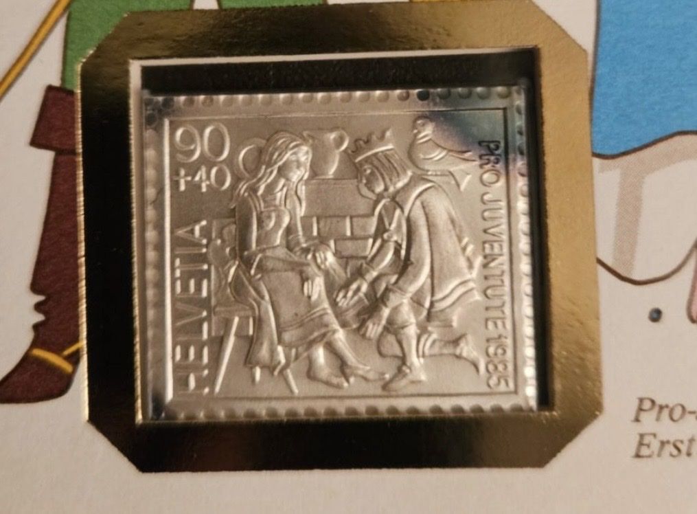 Tutti i francobolli: Numis Aschenputtel 10 gr./999,9  Silber – Usato da Attelwil venduto da World_of_Comics 2
