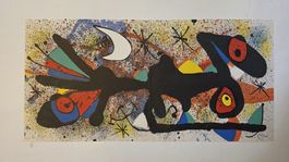 Joan Miró Original Lithografie Dim.: 56x28cm
