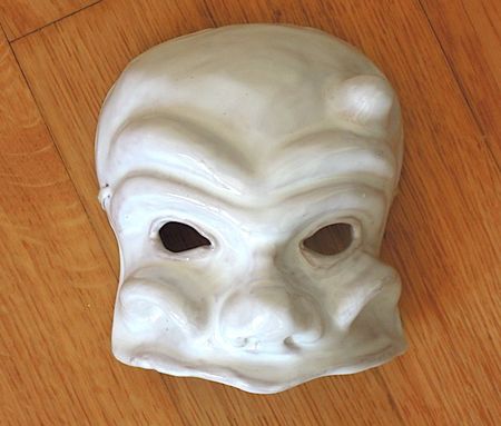 Keramik-Maske Comedia del Arte "Pagliaccio"