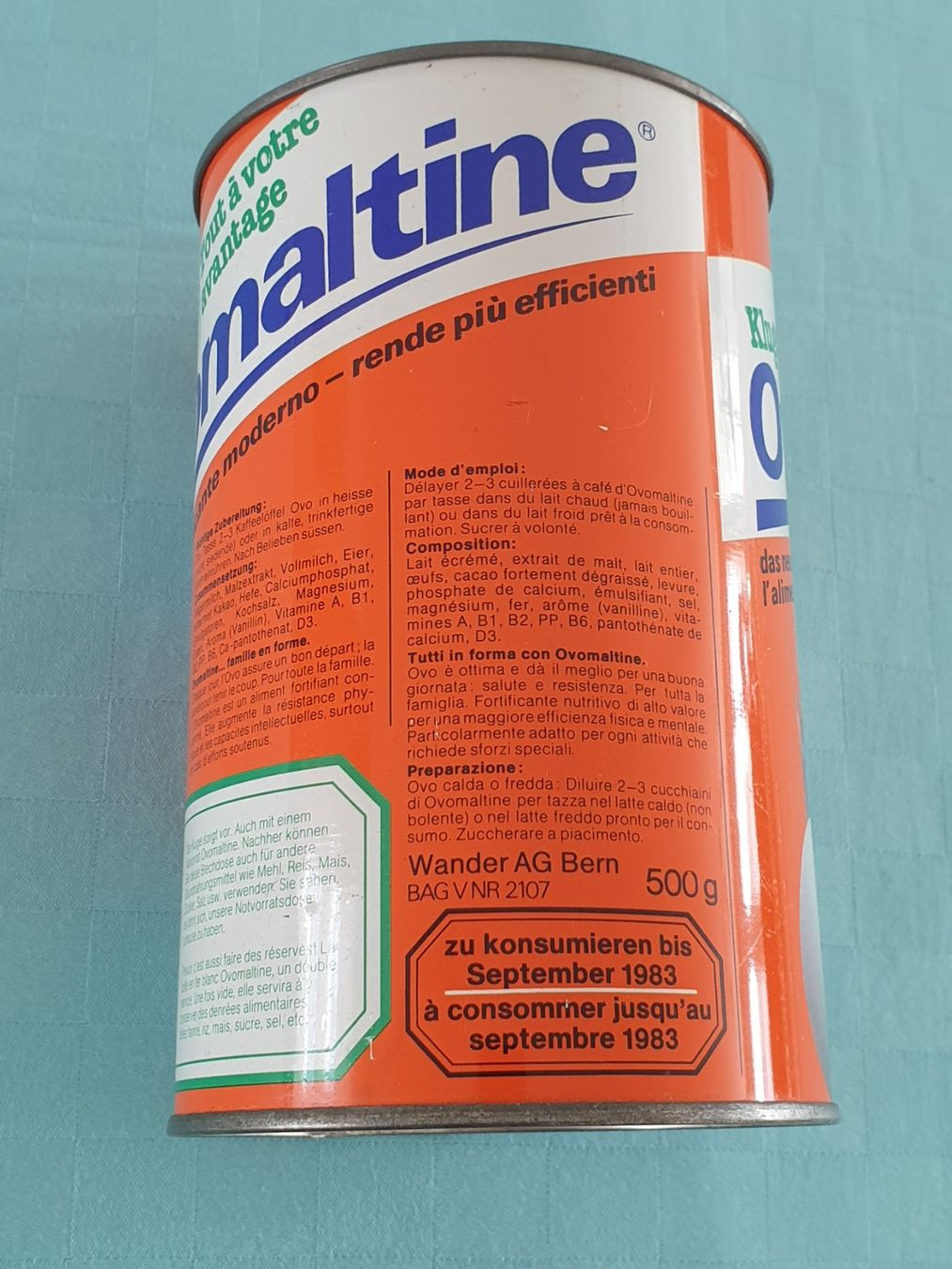Barattoli: Vintage Blechdose Ovomaltine – Usato da Mörschwil venduto da spirspi 2