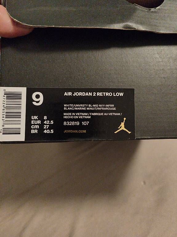 Scarpe da uomo: Air Jordan 2 Retro Low - Us 9 Eu 42,5  – Usato da Hägendorf venduto da HeuerTag02 1