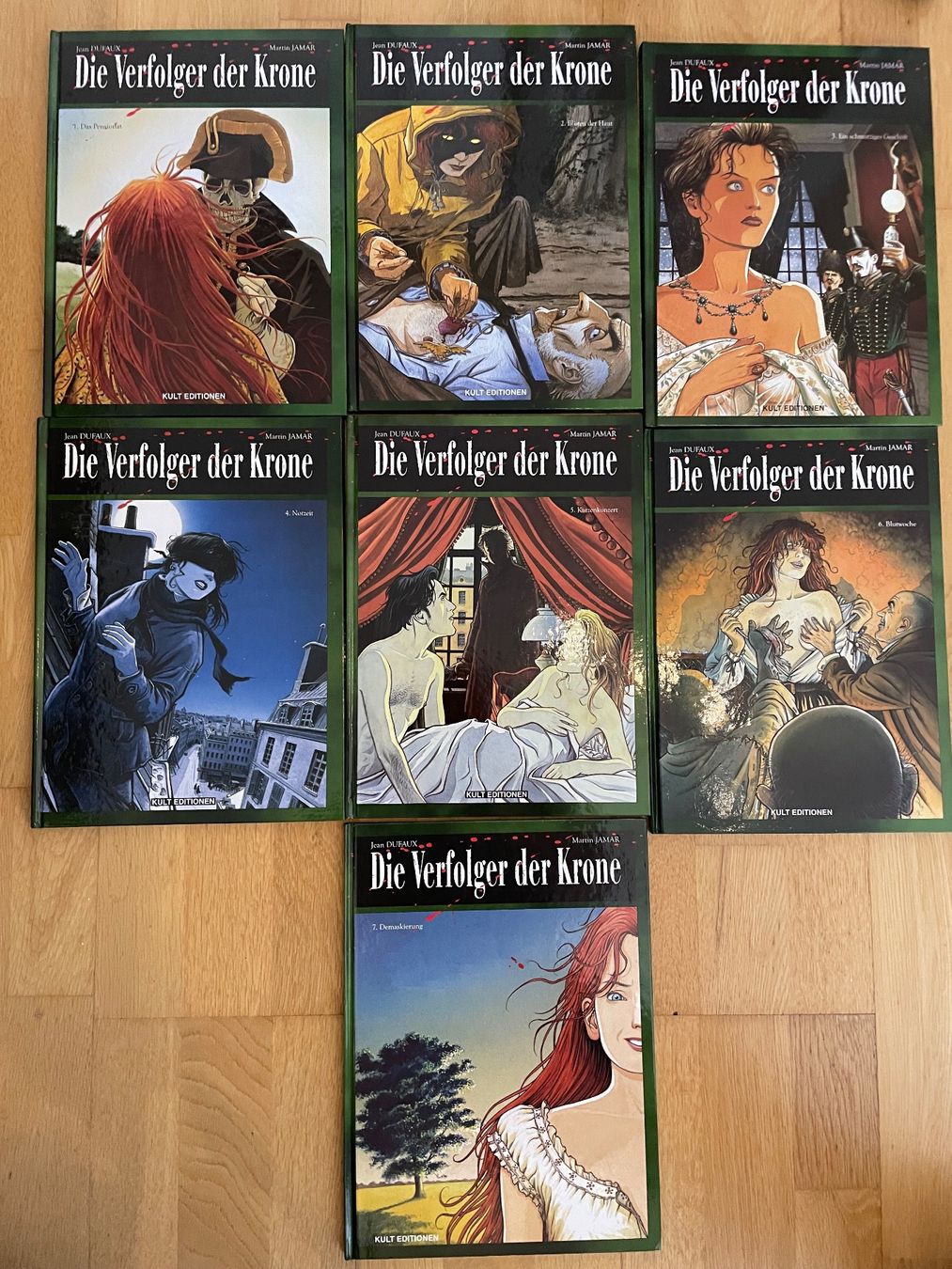 Comics: DIE VERFOLGER DER KRONE, komplett !! – Gebraucht aus Stäfa von Franquin