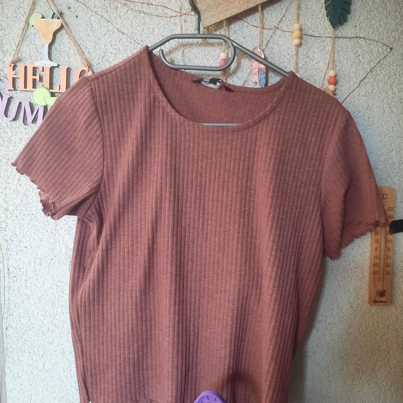 Only Tops: ONLY Kurzarm Pullover Grösse L Rose Braune Melange – Neu und originalverpackt aus Solothurn von lsc_pf99 5