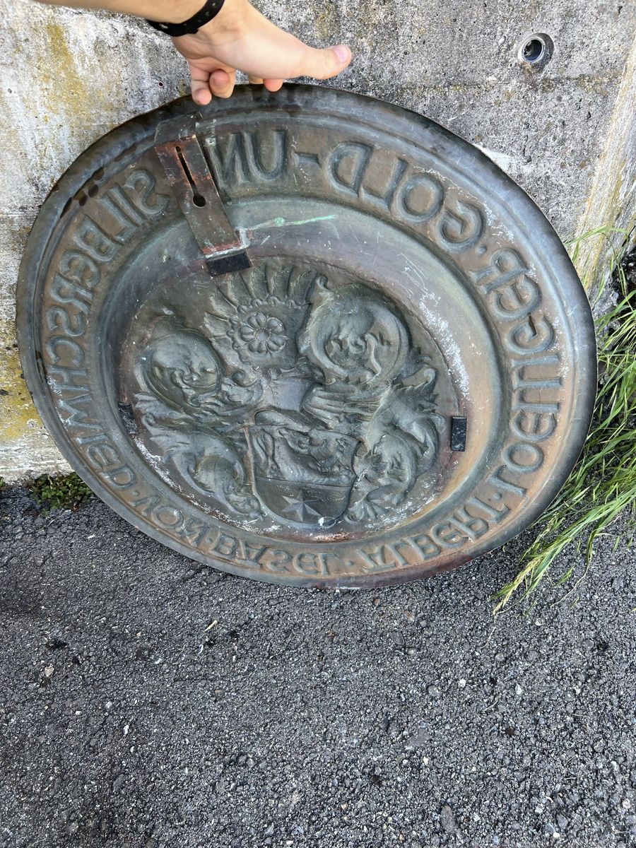 Tutti gli attrezzi: Goldschmied Silberschmied getriebenes Schild Loelliger Basel – Usato da Theilingen venduto da ovi123 3