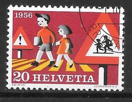 Abart 326.2.01 gestempelt defektes A von Hauri 31.12.1956
