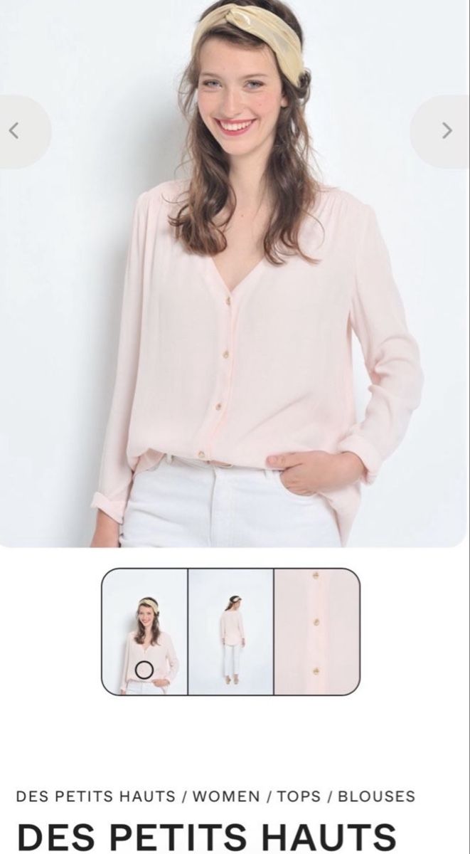 Des Petits Hauts Camicette: Des petits hauts blouse – Nuovo (secondo la descrizione) da Zürich venduto da honeybunny91 4