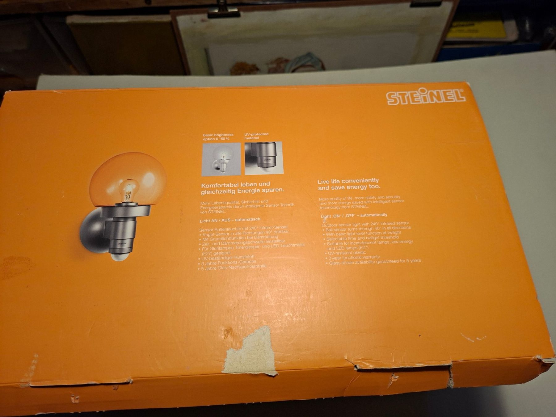Steinel Lampade: Steinel Sensor-Aussenleuchte L115 S gebraucht im Karton – Usato da Zürich venduto da pie_99jd 2