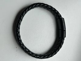 Leder Armband Schwarz