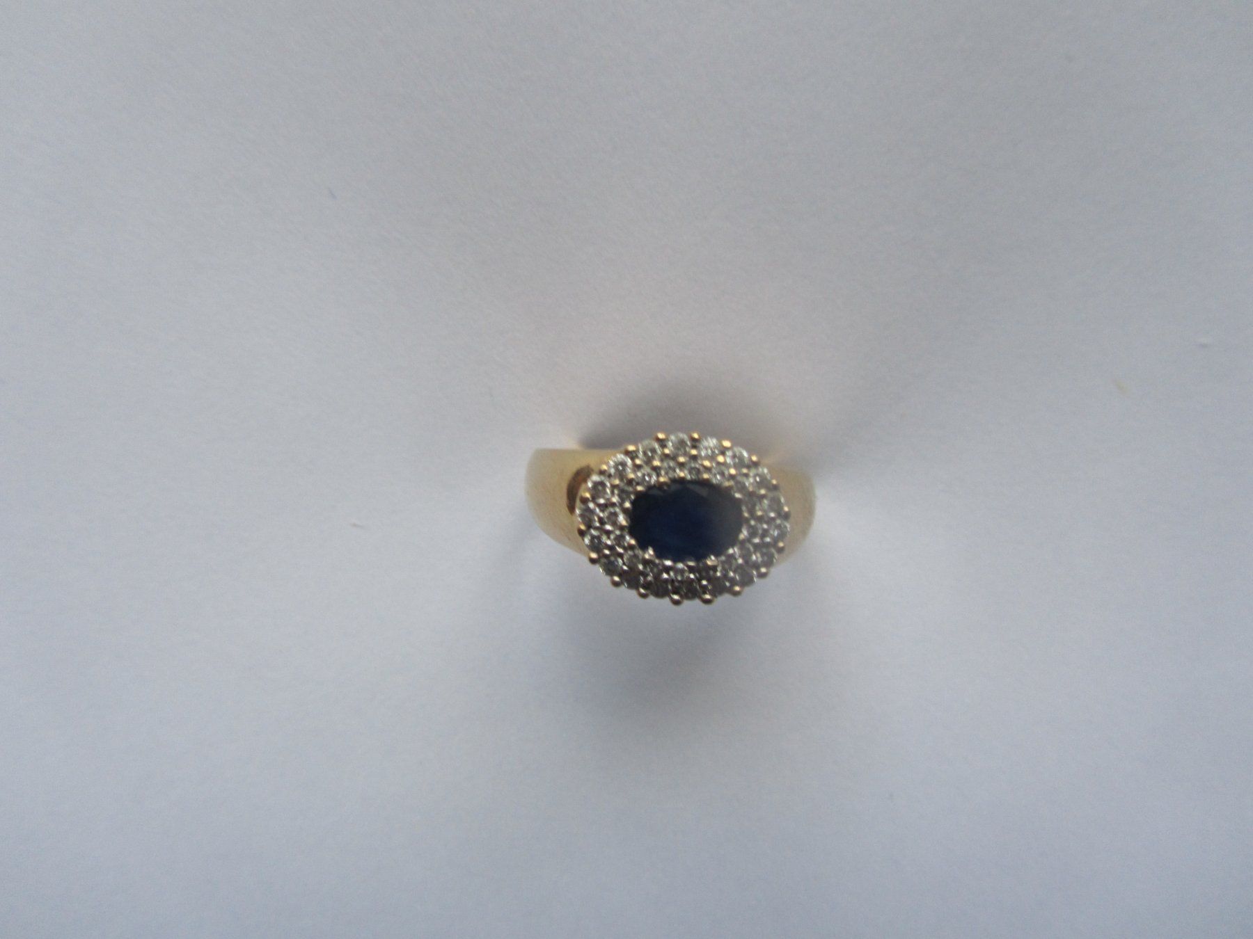 Anelli: Saphir Diamant Ring-18 K.Gold – Usato da Luzern venduto da Lucernauno 1