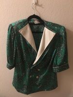 Schöne Vintage Bluse grün JUMO GR 44