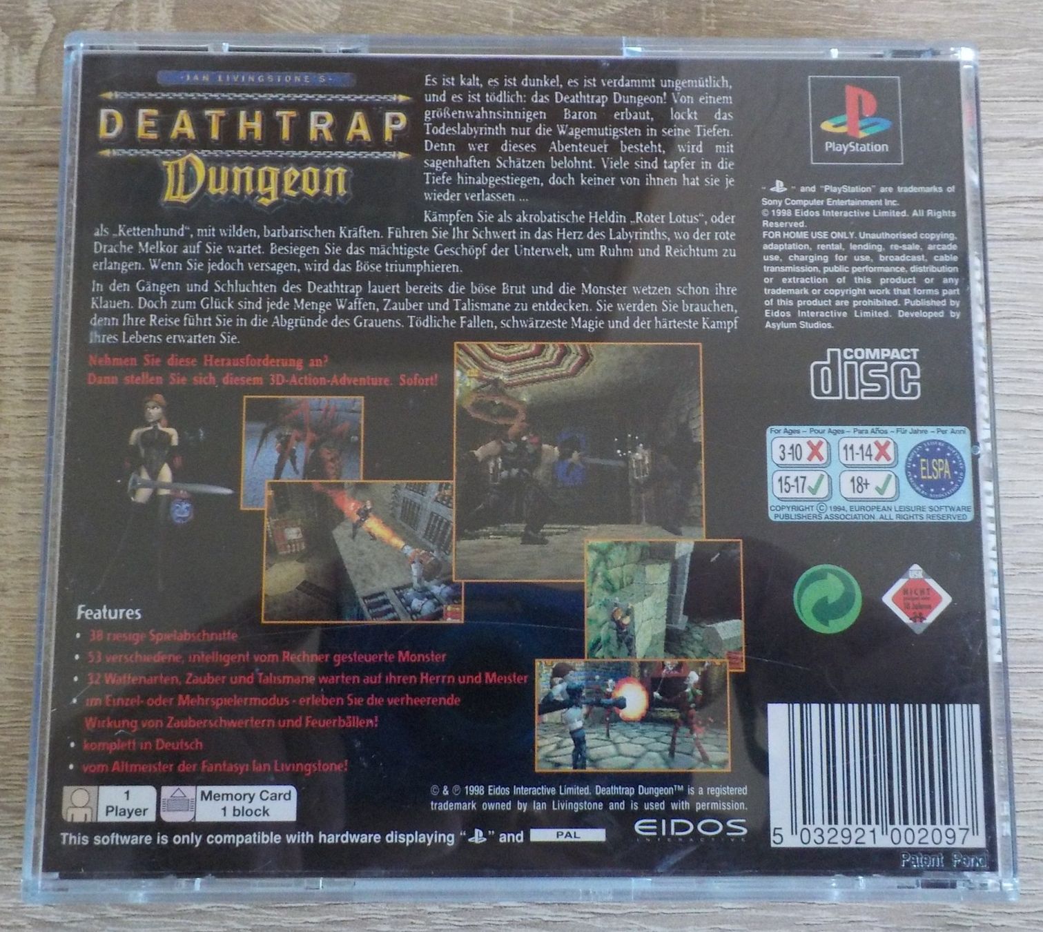 Sony Spiele: DEATHTRAP DUNGEON – Gebraucht aus Reinach AG von Masi 1