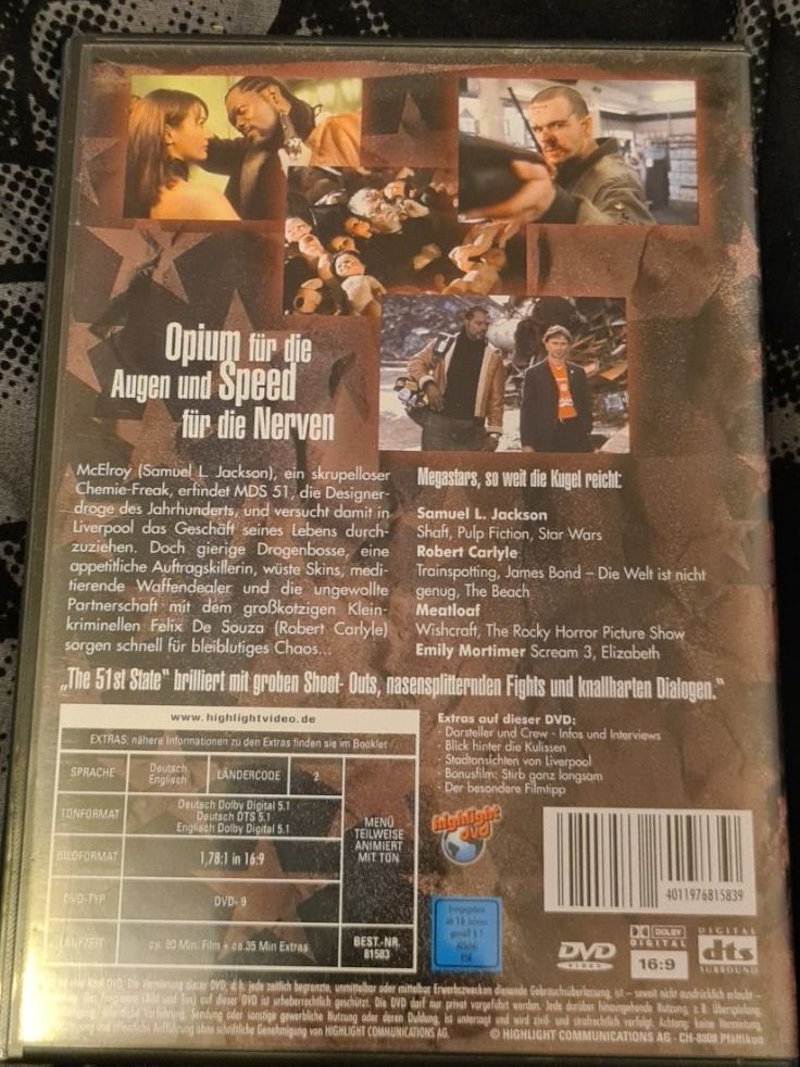 Tutti i DVDs: 51st State – Nuovo (secondo la descrizione) da Oberkirch LU venduto da ThE_CoLLecTor666 1