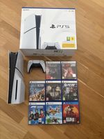 PlayStation 5 Slim Disc-Edition 1TB & div. Spiele