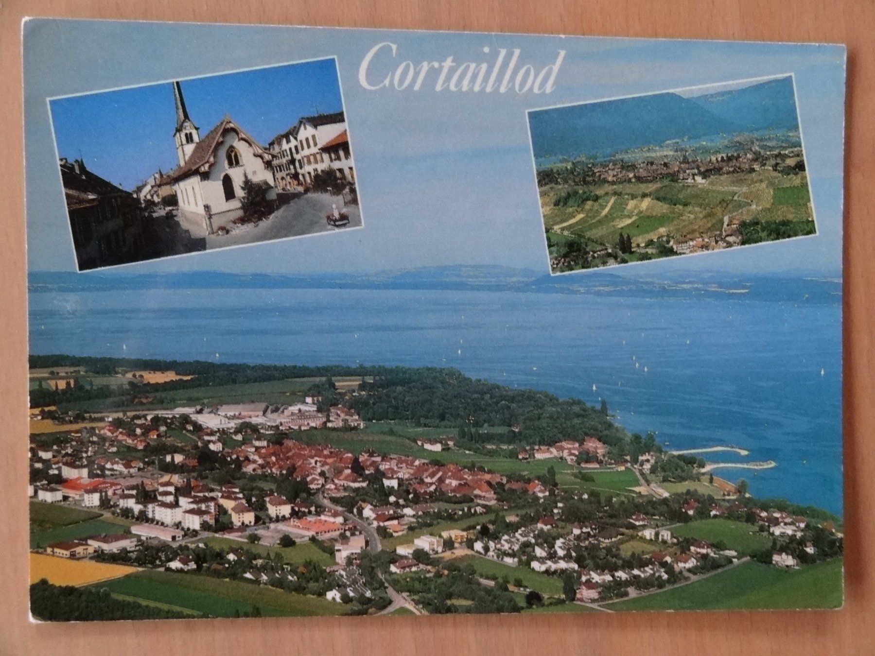 Cartoline postali: Cortaillod - Neuchâtel – Usato da St Léonard venduto da Riglin