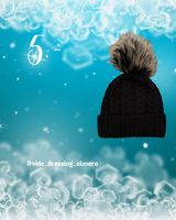 Bonnet d'hiver chaud et élégant