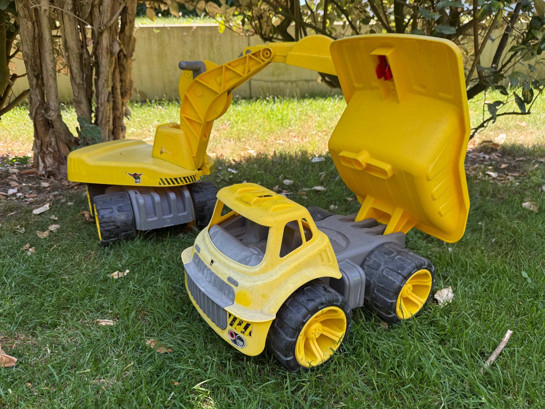 Big Veicoli per bambini: BIG Power Worker Maxi-Digger und Maxi-Truck – Usato da Grüningen venduto da mscheu 5