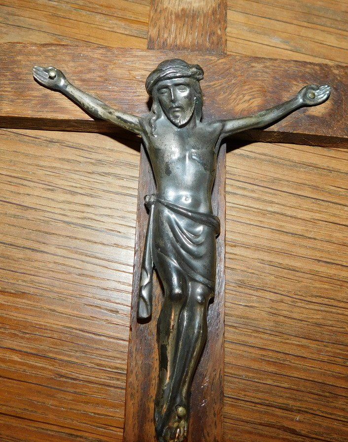 Statuette: Religiöse Jesuskreuz und Jesus Messingbild – Usato da Villnachern venduto da Niggo0 2