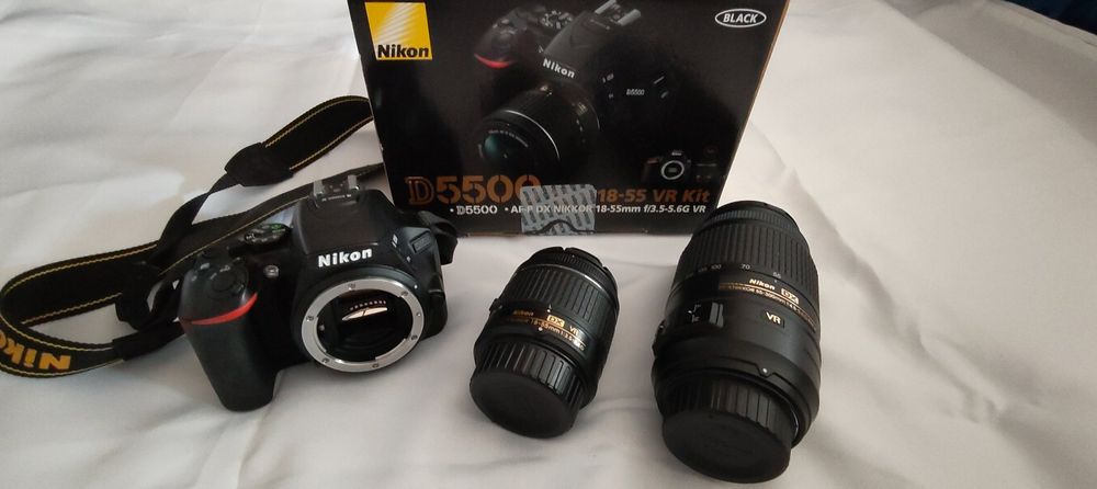 NIKON D5500 store Set mit 3 Objektive