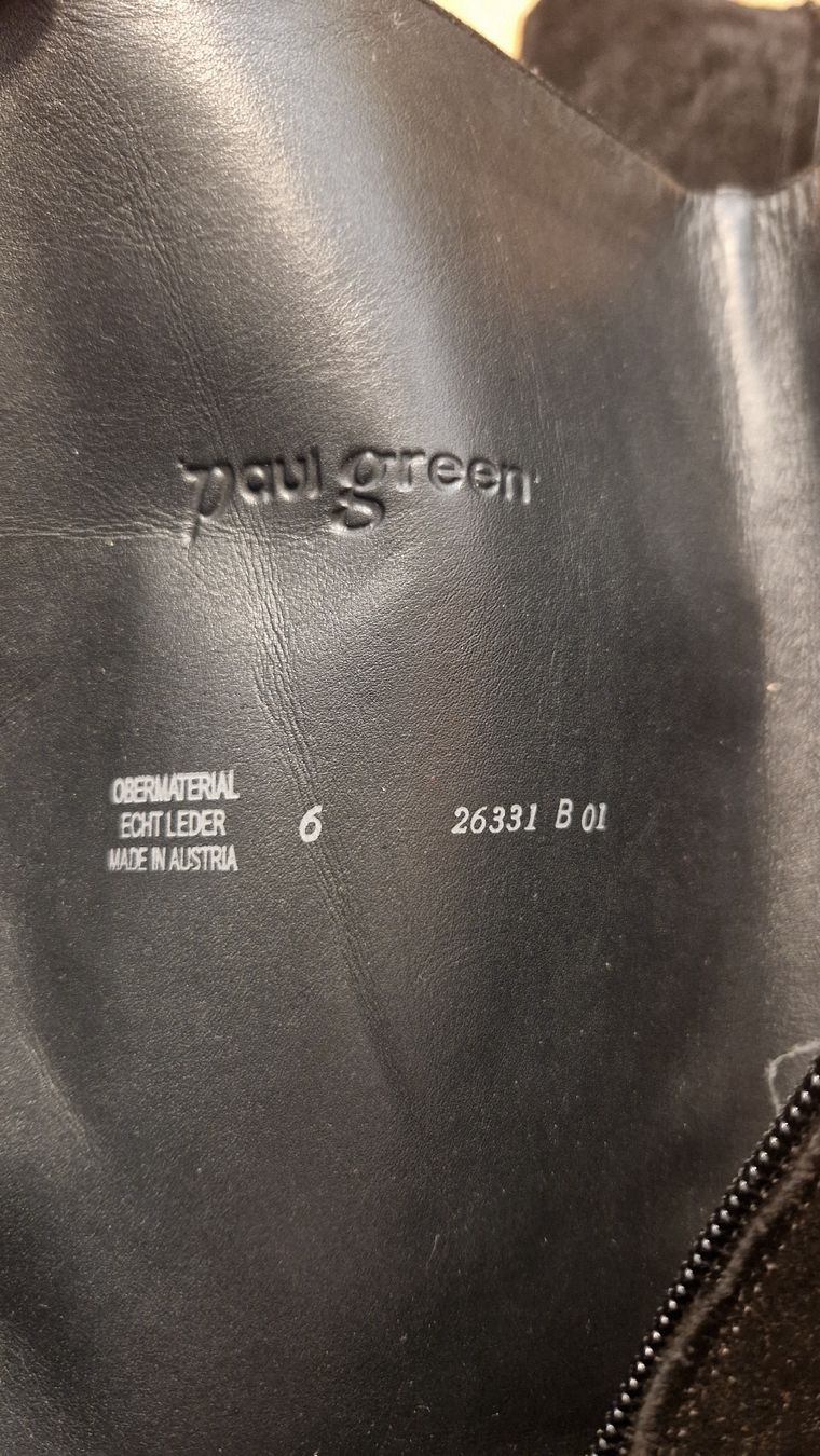 Paul Green Scarpe da donna: Paul Green Lederstiefel – Usato da Zürich venduto da mona807 4