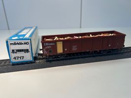 Märklin H0 4717 Hochbordwagen Eaos der SNCF mit Ladung / AC