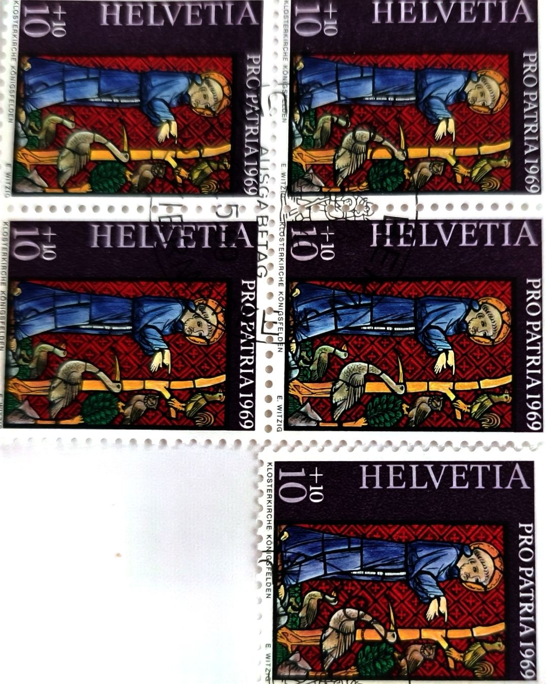 Alle Briefmarken: Briefmarken 5 Stücke  – Neu und originalverpackt aus Oberurnen von attratto