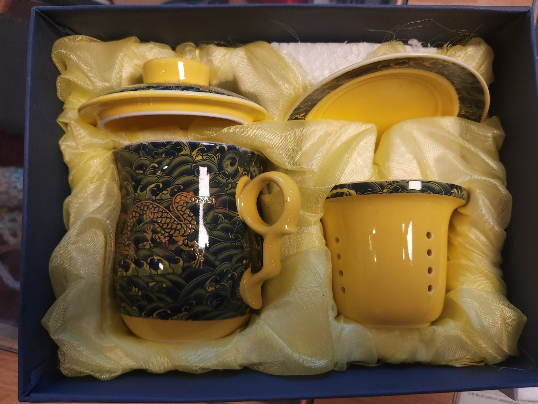 Teiere: Teetassenset mit Drachenmotiv – Nuovo e nell'imballaggio originale da Thun venduto da Tong999 1