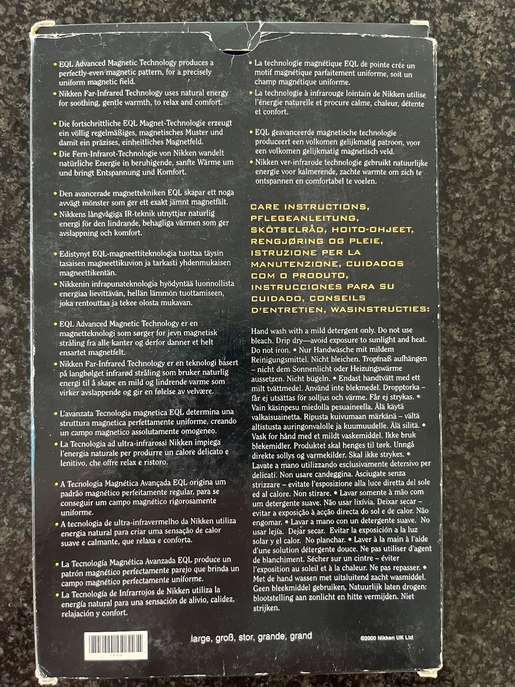 Nikken Attrezzature mediche: Nikken Elastomag Magnet Bandage Gr.L – Nuovo e nell'imballaggio originale da Küssnacht am Rigi venduto da helvetiado 1