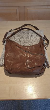 Damentasche aunts & uncles Leder braun gebraucht Zustand