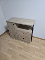 Kommode Holzoptik mit Schubladen und Tür. Neuwertig