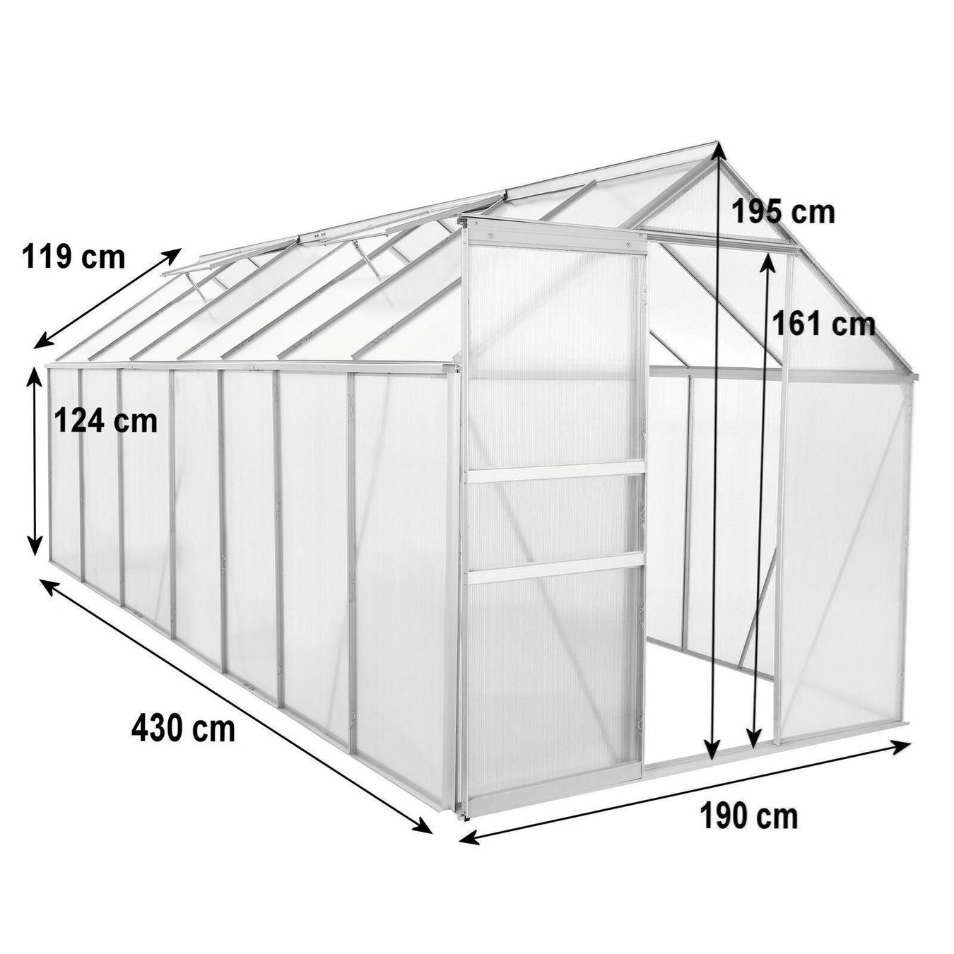 Cabanes de jardin & serres: ZELSIUS Gewächshaus mit Stahlfundament – Neuf avec emballage d'origine à Bottighofen par zaap 1