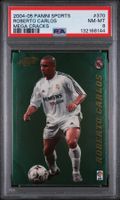2004 PANINI SPORTS MEGACRACKS ROBERTO CARLOS PSA 8